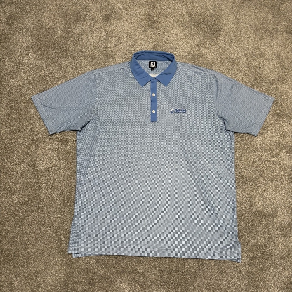 FOOTJOY Golf Polo Men's XXL Marsh Creek Country Club  Blue